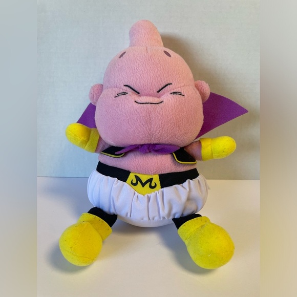 Official SITTING GOOD MAJIN BUU DragonBall Z 8 in. Plush GE (Demon Person Boo) - Picture 1 of 3